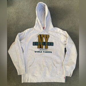 Supreme NY World Famous Grey Hoodie